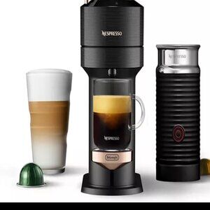 De'Longhi Nespresso Vertuo Next Coffee & Espresso Machine Titanium ENV155TAE